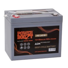 Powerboozt LAD85 deep cycle agm 85ah accu Powerboozt LAD85 deep cycle agm 85ah accu