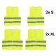 Veiligheidsvest Combi Pack S+XL 2+2