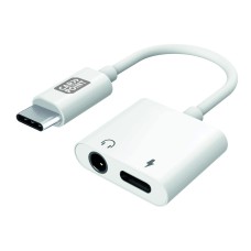 USB-C > USB-C & AUX adapter