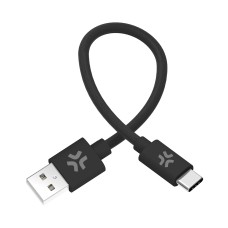 Celly USB-A>USB-C Katoen Kabel 30cm