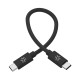 Celly USB-C>USB-C Katoen Kabel 30cm