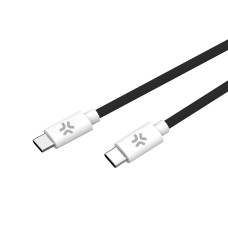 Celly USB-C Katoen Kabel 1,5m zwart