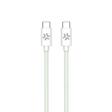 Celly USB-C Katoen Kabel 1,5m groen