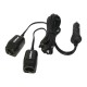 Twincontactdoos 2m Kabel 12/24V