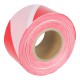 Afzetlint Rood/Wit 80mm x 500m 
