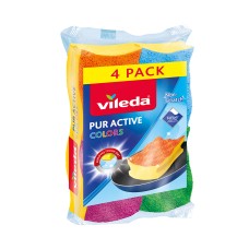 Vileda Schuursponzen Colors 4x