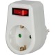 Adapterstekker geaarde1+ schakelaar