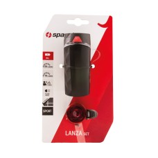 Spanninga Voor/Achterlamp Lanza Set