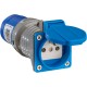CEE Adapter veiligheidscontact IP44