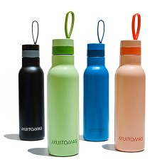 Muitomas Waterfles + Koord 500ml ZW